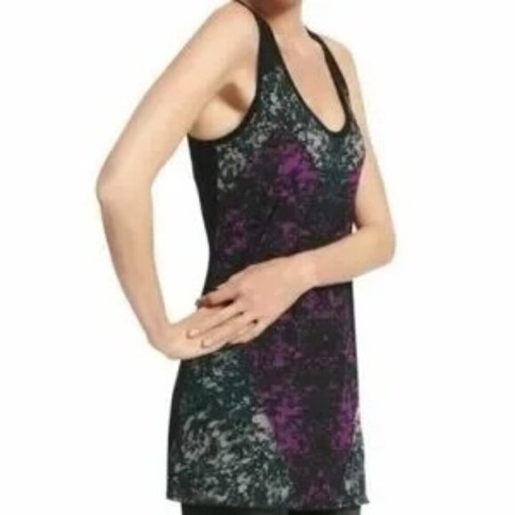 CAbi Heart of Love Black Overlay Tank Tunic Top Women's‎ Size Small - Picture 1 of 7